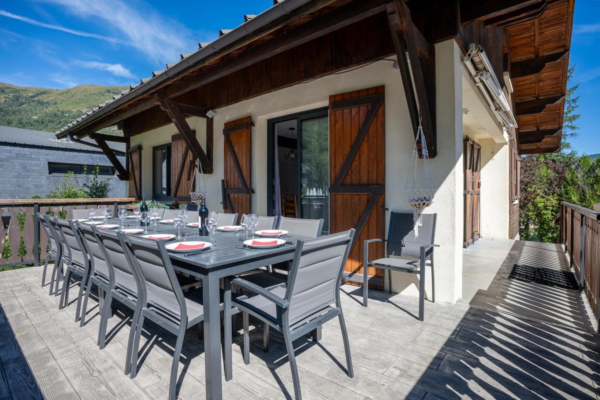 Grand Chalet St-Lary Centre 13 A 15 Pers Сен-Лари-Сулан Экстерьер фото